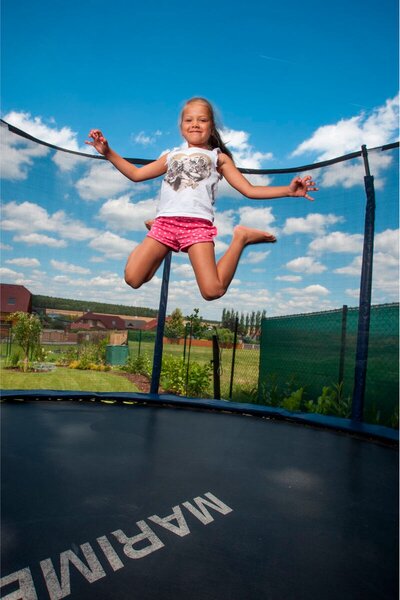 Standard Trampolína ø 244 cm + ochranná sieť + schodíky MARIMEX 19000080