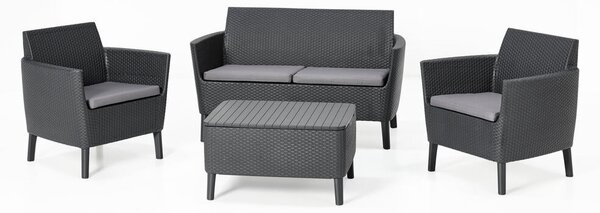 Salemo Stôl 76 x 56 x 42 cm, grafit KETER 244102