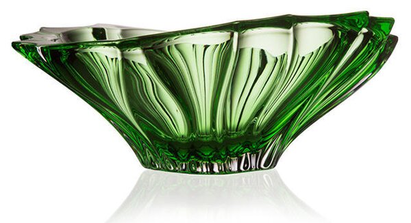 Bohemia Crystal misa Plantica 330 mm - zelená