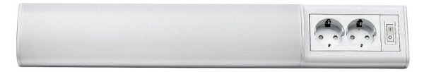 RABALUX 78064 Bath2 svietidlo pod kuchynskú linku s vypínačom a zásuvkami LED 10W/940lm 4000K biela, š500mm