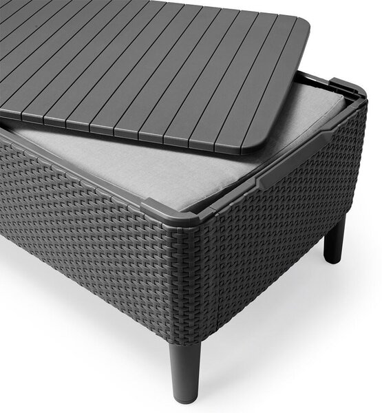 Salemo Stôl 76 x 56 x 42 cm, grafit KETER 244102