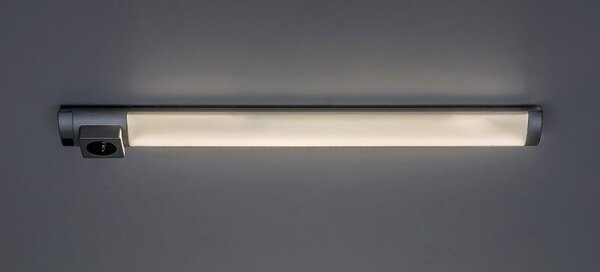 RABALUX 78056 Soft2 svietidlo pod kuchynskú linku s vypínačom a zásuvkou LED 8W/450lm 4000K strieborná, biela, š680mm