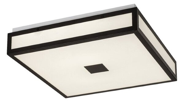 RABALUX 75031 Zoya stropné svietidlo LED 18W/1350lm 4000K IP44 čierna, biela, 300x300mm
