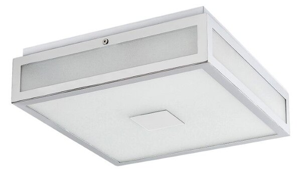 RABALUX 75032 Zoya stropné svietidlo LED 18W/1390lm 4000K IP44 chrómová, biela, 300x300mm