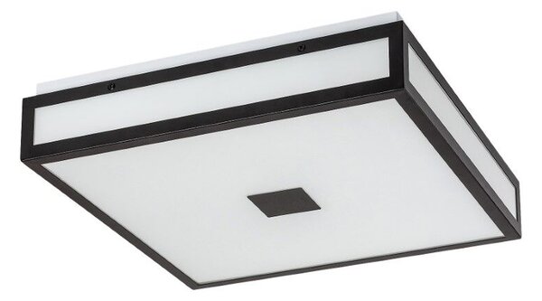 RABALUX 75031 Zoya stropné svietidlo LED 18W/1350lm 4000K IP44 čierna, biela, 300x300mm