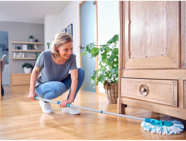 CLEAN TWIST Disc Mop Ergo Mobile Upratovacia sada s náhradnou hlavicou LEIFHEIT 52102+52104