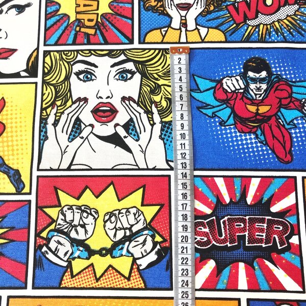 Komix superman dekoračná látka