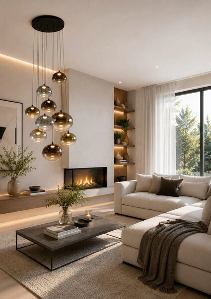 ZÁVESNÉ LED SVIETIDLO, 65/300/65 cm - Interiérové svietidlá