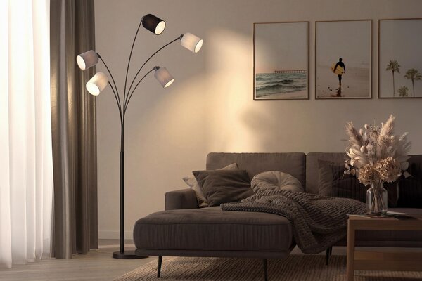 STOJACIA LAMPA, 90/200 cm Novel - Interiérové svietidlá