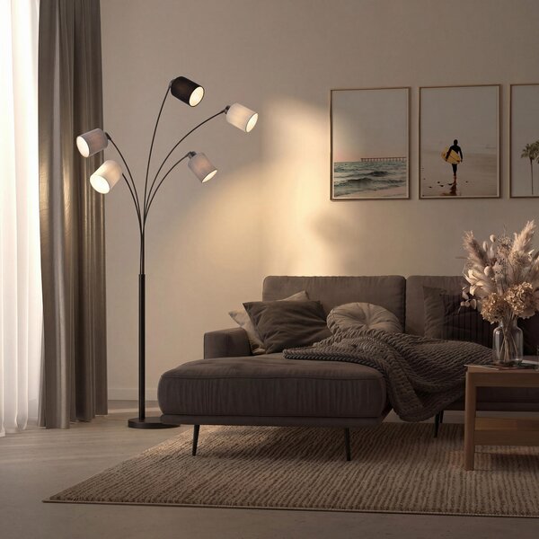 STOJACIA LAMPA, 90/200 cm Novel - Interiérové svietidlá