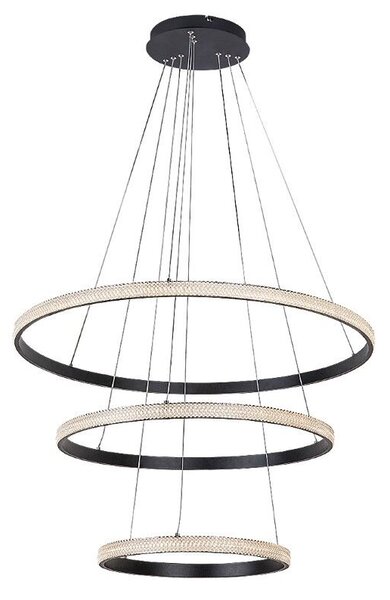 RABALUX 72260 Grete závesné svietidlo D800mm LED 100W/4450lm 3000K čierna, biela
