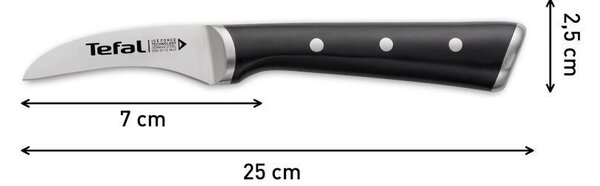Nôž na krájanie z nerezovej ocele ICE FORCE 7 cm TEFAL K2321214