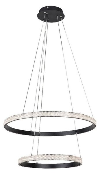 RABALUX 72259 Grete závesné svietidlo D600mm LED 60W/3450lm 3000K čierna, biela