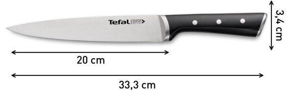 Rezací nôž ICE FORCE z nerezovej ocele 20 cm TEFAL K2320714