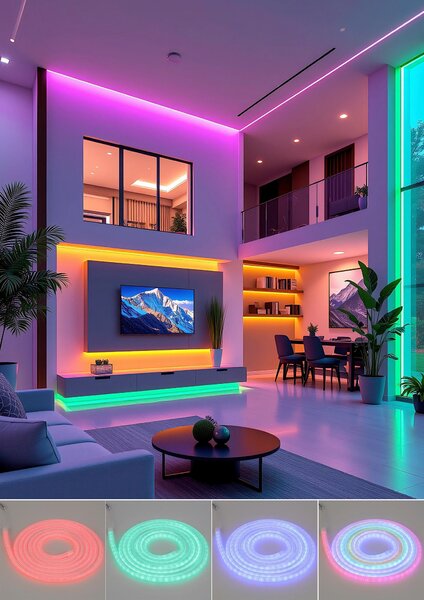 LED PÁSIK, 500 cm Novel - LED svetlá
