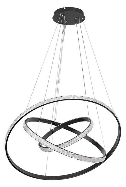 RABALUX 72260 Grete závesné svietidlo D800mm LED 100W/4450lm 3000K čierna, biela