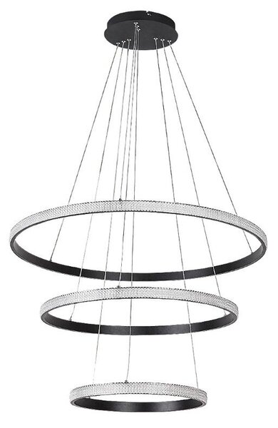 RABALUX 72260 Grete závesné svietidlo D800mm LED 100W/4450lm 3000K čierna, biela
