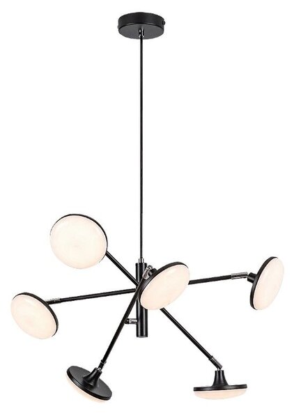 RABALUX 72239 Madi závesné svietidlo D600mm LED 24W/2350lm 3000K matná čierna, biela
