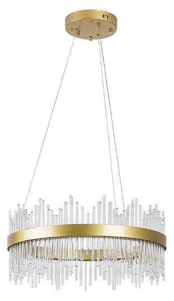 RABALUX 72227 Mabel závesné svietidlo D580mm LED 36W/2480lm 3000+4000+6000K zlatá, priehľadná