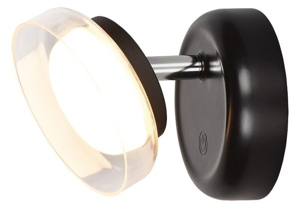 RABALUX 71272 Javi nástenné svietidlo s vypínačom LED 2W/150lm 3000K čierna, biela