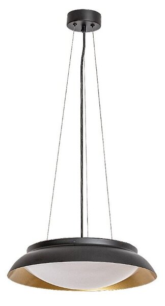 RABALUX 72134 Hafsa závesné svietidlo D400mm LED 24W/1250lm 3000K čierna, zlatá, biela