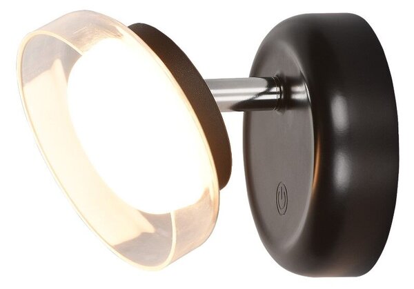 RABALUX 71272 Javi nástenné svietidlo s vypínačom LED 2W/150lm 3000K čierna, biela