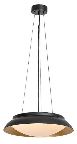 RABALUX 72134 Hafsa závesné svietidlo D400mm LED 24W/1250lm 3000K čierna, zlatá, biela