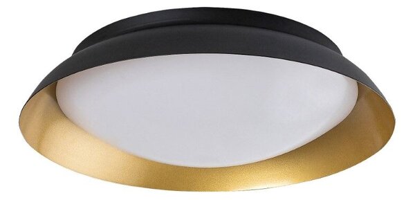 RABALUX 71188 Hafsa stropné svietidlo D300mm LED 20W/1080lm 3000K čierna, zlatá, biela