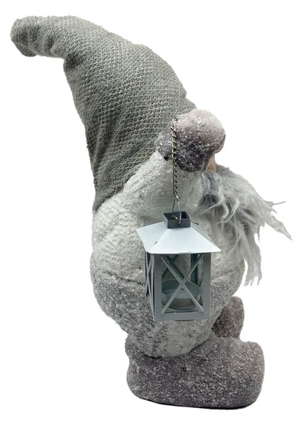 Leprechaun s lampášom sivý 40 cm Prodex A00473_A