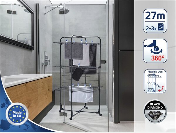 Leifheit Classic Dryer Tower 270 Black 81470