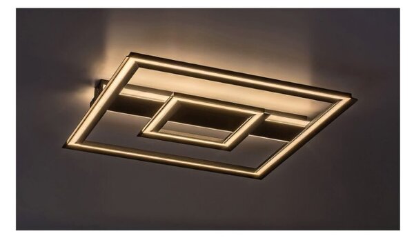 RABALUX 71071 Sidona stropné svietidlo LED 48W/2300lm 3000K čierna, biela, 485x485mm