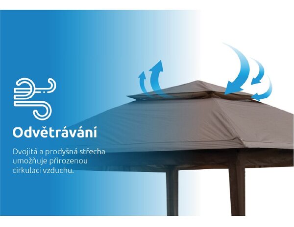 Vista Záhradný altán, hnedý MARIMEX 10970572