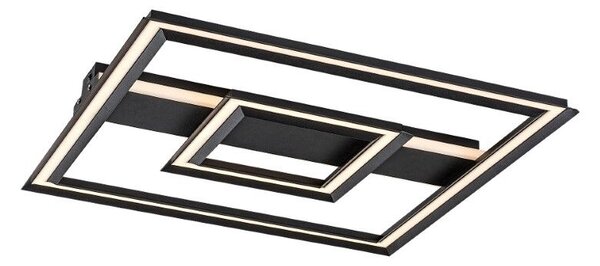 RABALUX 71071 Sidona stropné svietidlo LED 48W/2300lm 3000K čierna, biela, 485x485mm