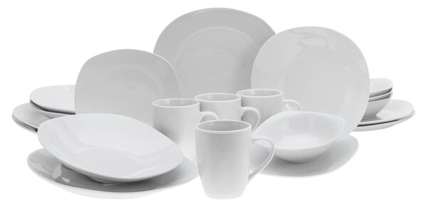 KOMBINOVANÝ SERVIS SQUARE WEISS 20-dielne Creatable - Online Only bytové doplnky, Online Only