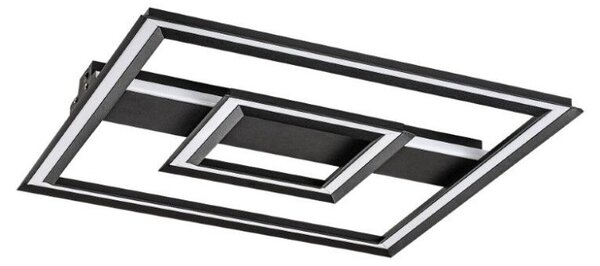 RABALUX 71071 Sidona stropné svietidlo LED 48W/2300lm 3000K čierna, biela, 485x485mm