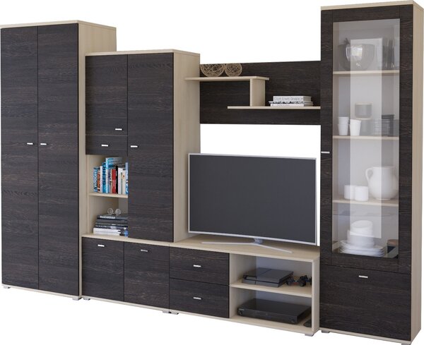 MAXMAX Obývacia stena ASH 330
