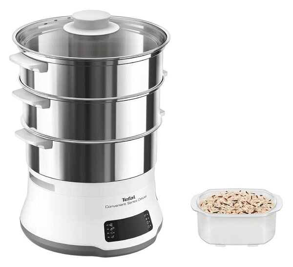 Convenient Series Deluxe Parný hrniec, biely TEFAL VC502D10