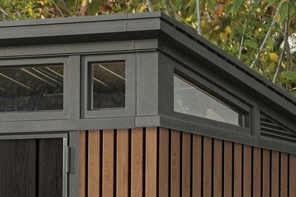 Pent Signature Garden House 9x7, 279 x 226 x 216 cm, hnedá KETER 259821