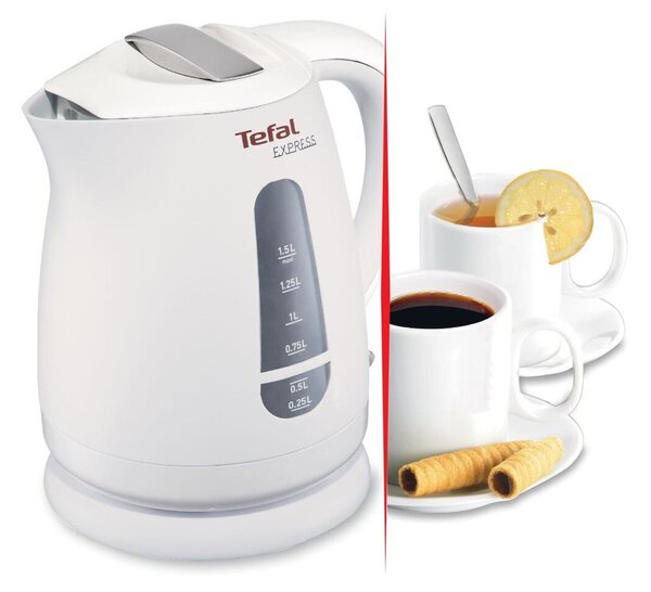 Express Rýchlovarná kanvica, 1,5 l, biela TEFAL KO299130