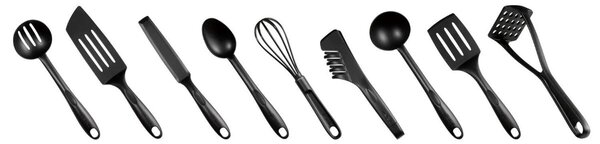 Bienvenue Sada kuchynského náčinia, 9 ks, čierna TEFAL K001S925