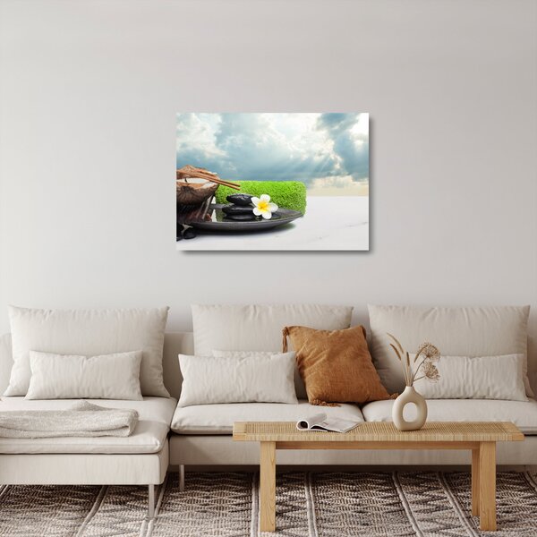 Sklenený obraz - Spa and relax (70x50 cm)