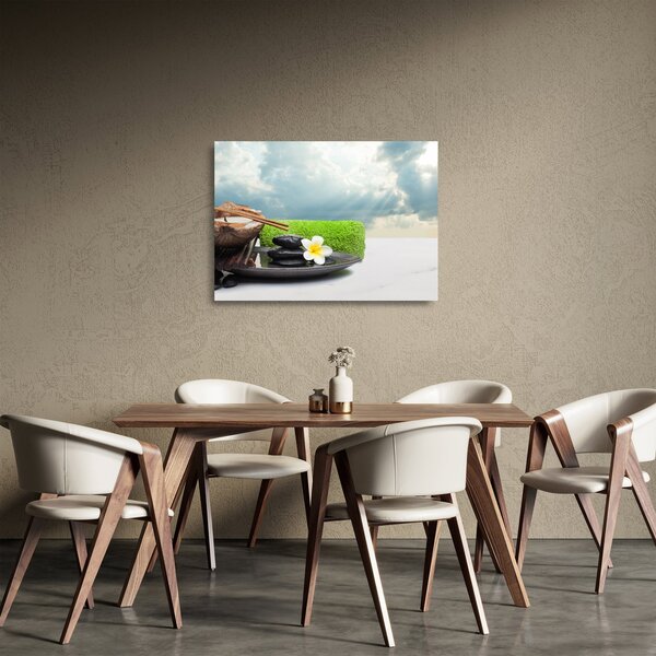 Sklenený obraz - Spa and relax (70x50 cm)
