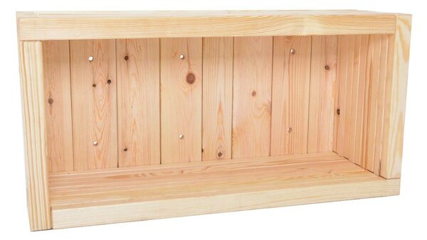 Gigant dvojitý kvetináč 120 x 50 x 40 cm, borovicové drevo ROJAPLAST 48/21