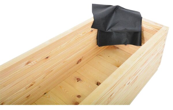 Gigant dvojitý kvetináč 120 x 50 x 40 cm, borovicové drevo ROJAPLAST 48/21