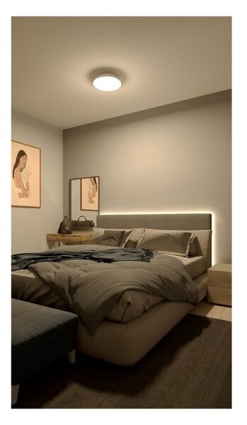 Philips UltraEfficient 8720169301016 Fleta stropné svietidlo D350mm LED 10W/1850lm 2700K biela, SceneSwitch
