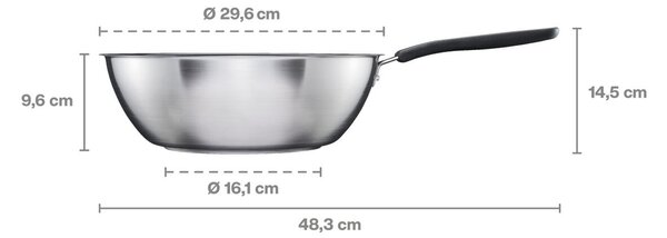 Functional Form Wok panvica 28 cm FISKARS 1072313