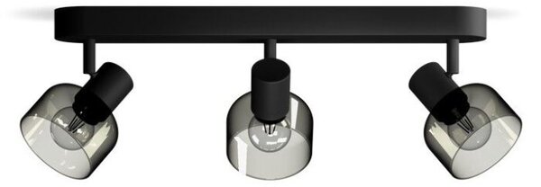 Philips 8720169299610 Sleet stropné bodové svietidlo/spot 3xE14 čierna, dymová, ClickFix