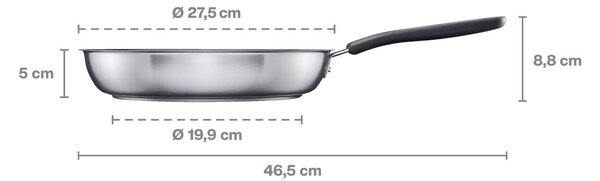 Functional Form Panvica na smaženie, 26 cm, keramický povrch FISKARS 1072311