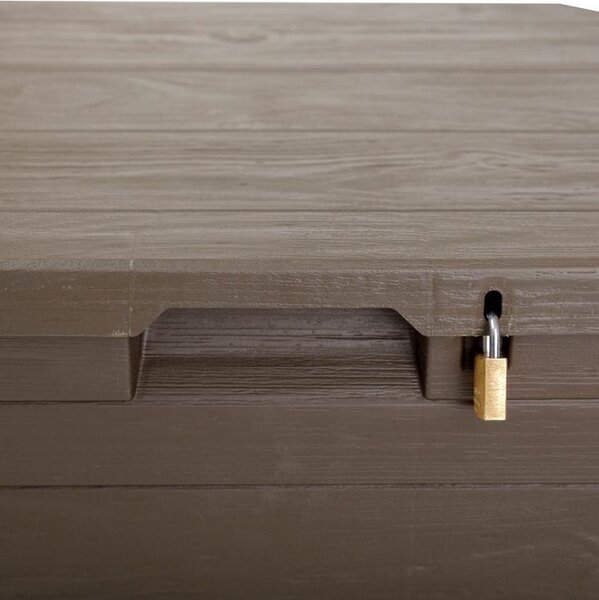 Woodys Úložný box 160 l, plastový, hnedý TOOMAX Z0186R0--3500