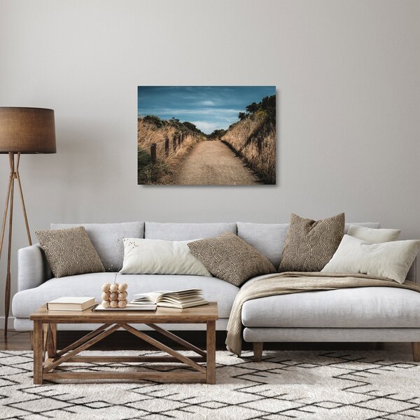 Sklenený obraz - Na chodníku (70x50 cm)